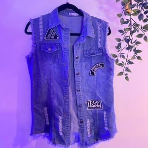 Denim vest